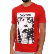 T-shirt Rouge Homme Supreme Grip Magazine