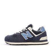 Baskets Marine/Bleu/Blanc Homme New Balance 574 pas cher