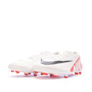 Chaussures de Foot Blanc/Rouge Homme Nike Vapor 15 Club FG/MG vue 6