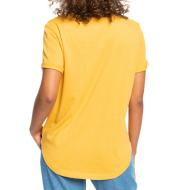 T-shirt Jaune Femme Roxy Ocean After vue 2