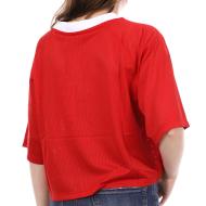 T-shirt rouge femme Supreme Grip Elekid vue 2