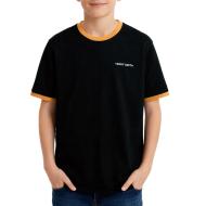 T-shirt Noir Garçon Teddy Smith 61007493D
