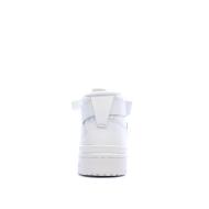 Baskets Blanches Homme Adidas Forum Mid vue 3