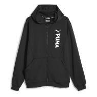 Sweat Zippé Noir Homme Puma Fit Double Knit pas cher