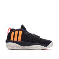 Chaussures de Basketball Noir/Orange Homme Adidas Dame 8 Extply vue 2