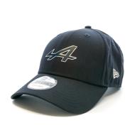 Casquette Noire New Era Iridescent Logo 9forty Renault pas cher