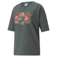 T-shirt Vert Femme Puma x Liberty pas cher
