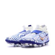 Chaussures de Football Bleues Nike Jr Zoom Superfly 9 Acad MDS AG vue 6
