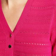 Pull Manches courtes Fuchsia Femme Morgan ISHI vue 3