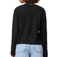 Pull Noir Femme Pieces Silly vue 2