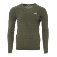 Pull Kaki Homme Lee Cooper Ober pas cher