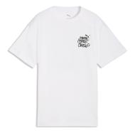 T-Shirt Blanc Garçon Puma Relaxed pas cher