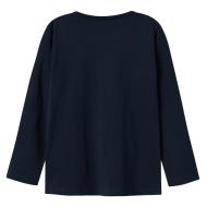 T-Shirt Manches Longues Marine Garçon Name it Plasse vue 2