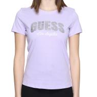 T-shirt Violet Femme Guess W4GI31I3Z14