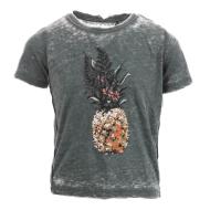 T-shirt Vert Fille Teddy Smith Punch pas cher
