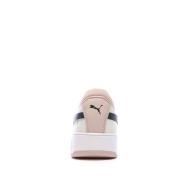 Baskets Blanc/Rose/Noir Femme Puma Carina Street vue 3
