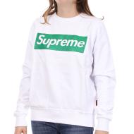 Sweat Blanc/Vert Femme Supreme Grip Rosalba