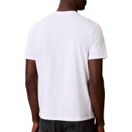 Weißes Herren-T-Shirt von Calvin Klein Jeans LV04RG800G Ansicht 2