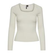 T-Shirt Manches Longues Blanc Femme Pieces Kalu