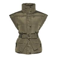 Blouson Kaki Femme Pieces Noora pas cher