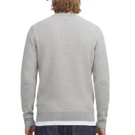 Pull Gris Homme Jack & Jones Globe Knit vue 2