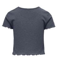 T-shirt Gris Foncé Fille Only Nella vue 2