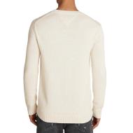 Pull Beige Homme Tommy Hilfiger slim essntls vue 2