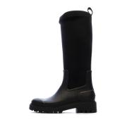 Bottes Noir Femme Calvin Klein Jeans High Rainboot Neopre pas cher