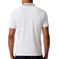 Polo Blanc Homme Calvin Klein Jeans Pique vue 2