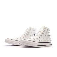 Baskets Blanches Femme Converse Chuck Taylor All Star Studded vue 6
