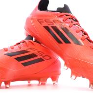 Chaussures de football Rouges/Noires Homme Adidas F50 Pro vue 7