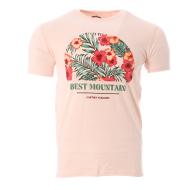 T-shirt Rose Homme Best Mountain 1006 pas cher