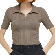 Polo Marron Femme JDY Fransiska