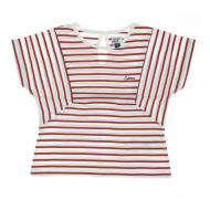 T-Shirt Blanc/Rose Fille EOM Tuner pas cher