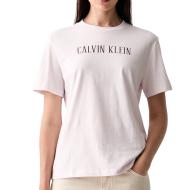 T-Shirt Blanc Femme Calvin Klein Jeans Varsity pas cher