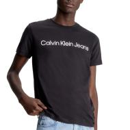 T-Shirt Noir Homme Calvin Klein JeansCore Institutional