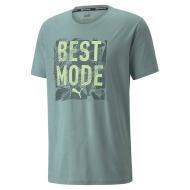 T-shirt Vert Homme Puma Slogan 521640 pas cher