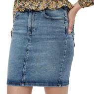 Jupe en Jean Bleu Clair Femme Pieces Lili pas cher