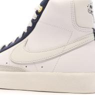 Baskets Blanche/Marine Garçon Nike Blazer Mid '77 vue 7