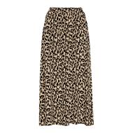 Jupe Longues Imprimé léopard Beige/Noir Femme Vero CURVE Moda 10288018 pas cher