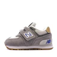 Baskets Grises Bébé Fille New Balance 574 pas cher