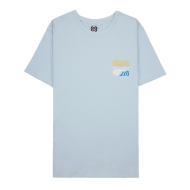 T-shirt Bleu Homme Teddy Smith Sydney pas cher