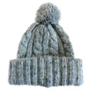 Bonnets Gris Femme Levi's Pom Beanie vue 2