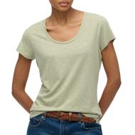 T-shirt Vert Femme Superdry Studios Scoop