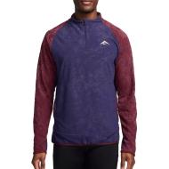T-shirt Manches Longues Marine/Rouge Homme Nike Midlayer pas cher