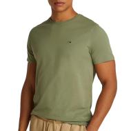 T-shirt Kaki Homme Tommy Hilfiger Tjm X Slim Jaspe pas cher