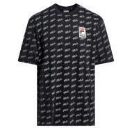 T-shirt Noir Homme Fila Flat Print pas cher
