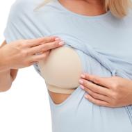 Robe de Grossesse et D'allaitement Bleu Femme Mamalicious June vue 3