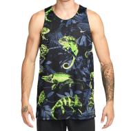 Débardeur de Basketball réversible Noir/Jaune Homme Nike Tank vue 2