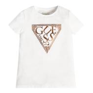 T-shirt Blanc Fille Guess J3GI09 pas cher